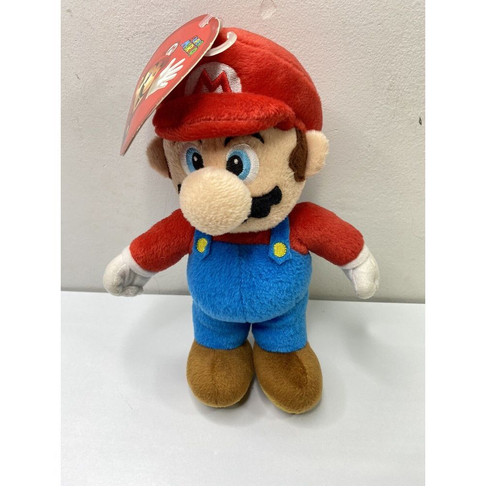 Super Mario Plish 10" 2010 Tag‎ Attached Nintendo original Mario HG2